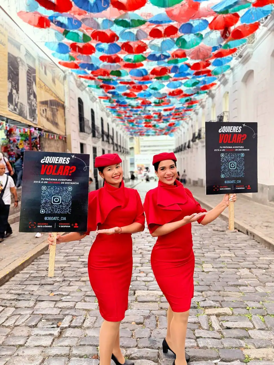 360ATC students at a promotional event in Caracas